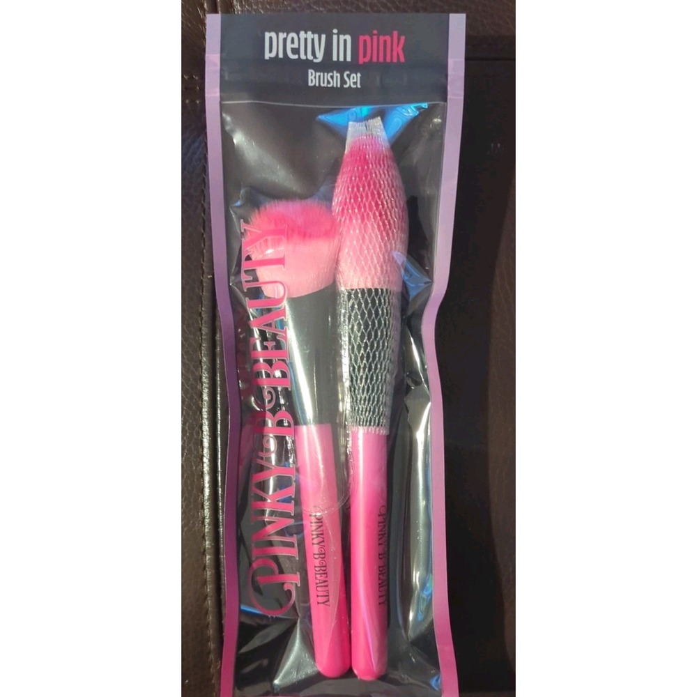 Pinky B Beauty Pretty In‎ Pink Makeup Brush/Contour Set